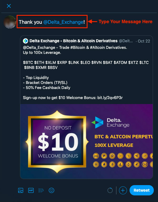 Delta Exchange Welcome Bonus